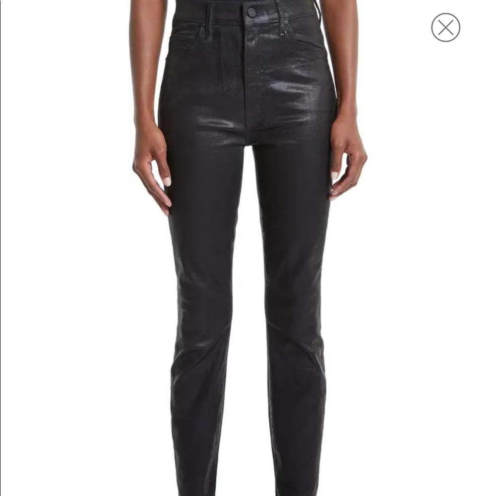 MOTHER the swooned high waisted skinny Jean black sz 31